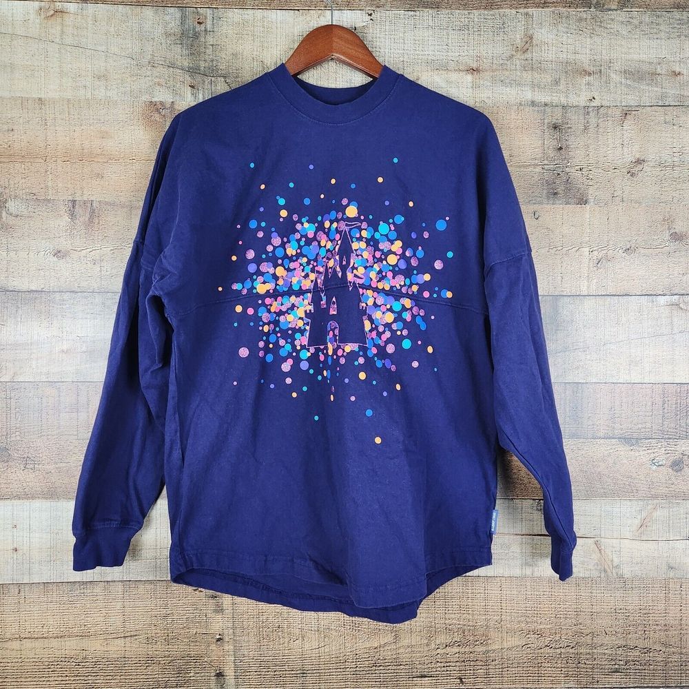 Disneyland Paris 30th Anniversary Sparkle Spirit Jersey Adult Size Medium Purple